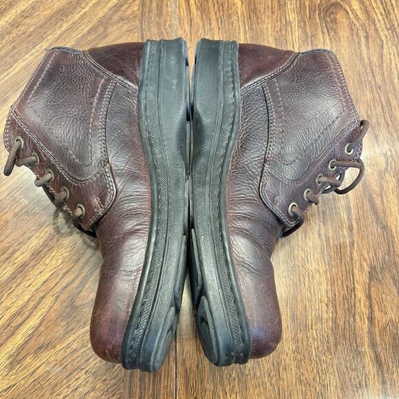 Footprints by Birkenstock EU Size 42 Women’s Brown Leather Lace up Ankle Boots - Picture 8 of 10